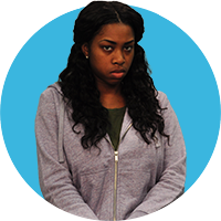 Practice assessing risk with virtual human role-player Taye Banks